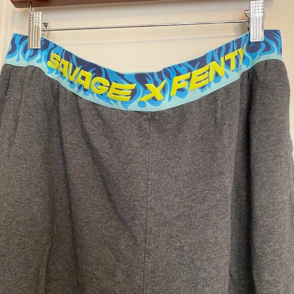 Savage X Fenty Speed Racer Terry Lounge/Sleep Pants | Men’s Large Cargo Pocket - Picture 4 of 7